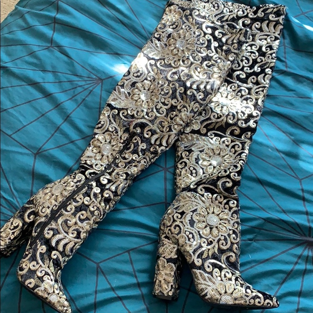 Thigh high boots